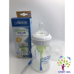 Bình sữa Dr Brown cổ rộng 150ml và 270ml nhựa pp options plus