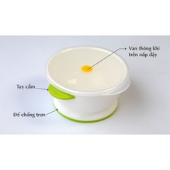 Bát Có Nắp Richell Nhật Bản Chính Hãng