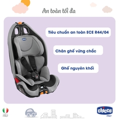 Ghế ngồi ô tô Chicco Gro-Up 123 màu ghi