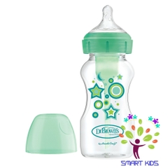 Bình sữa cổ rộng Dr.Brown's Deco 270ml nhựa PP Option Plus