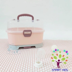 Giá úp bình sữa Holla cao cấp có nắp đậy vệ sinh cho bé HL-1589