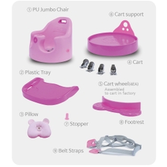 GHẾ NGỒI TRẺ EM JUMBO THẾ HỆ MỚI SX HÀN QUỐC