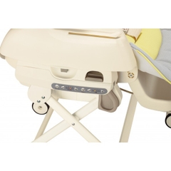 Ghế nôi đa năng rung tự động Nemulila Combi vàng ghi