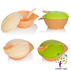 Bát & Thìa cảm ứng nhiệt kèm nắp Upass / UP5027Y