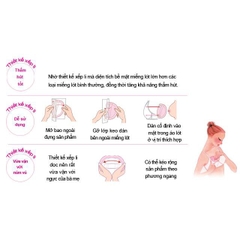 Hộp miếng lót thấm sữa 3D thoáng khí (30pcs) Combi Nhật Bản