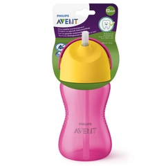 Bình tập uống bằng nhựa, có ống hút hiệu Philips Avent (300ml / 10oz) cho bé từ 12 tháng tuổi scf798.00