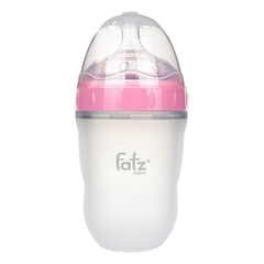 Bình sữa silicone cổ siêu rộng FATZ BABY 180ml / 240ml