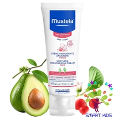 Kem Dưỡng Da Mặt Cho Trẻ Sơ Sinh & Em Bé Có Da Nhạy Cảm MUSTELA Soothing Moisturizing Cream 40ml