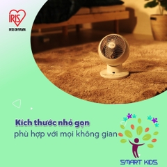 Quạt đối lưu không khí Iris Ohyama PCF-SC15C Quạt để bàn thiết kế nhỏ gọn, điều khiển từ xa, có công tắc hẹn giờ