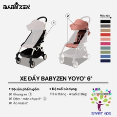 Xe đẩy BABYZEN YOYO+ 6+ Ghi Silver