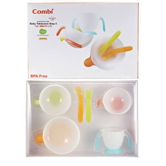 Bộ tập ăn dặm Bước 2 Combi Nhật Bản