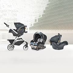 Bộ xe đẩy ghế ô tô Chicco Bravo