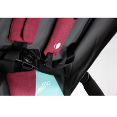 Xe Đẩy Evenflo Waav Compact Maroon siêu nhẹ dành cho bé sơ sinh đến 15kg