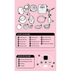 MÁY HÚT SỮA ĐIỆN ĐÔI - CÓ MATXA SILICON PREMIUM ALLEGRO# UNIMOM UM872002