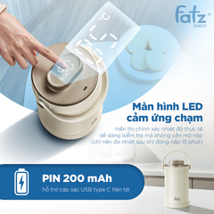 Bình Giữ Lạnh Bảo Quản Sữa Di động Cho Bé Fatz Baby Cooler 1 FB0156BT