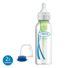Bình sữa Dr Brown's 120ml và 250ml dành cho trẻ bú yếu, hở hàm ếch