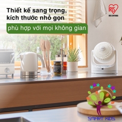 Quạt đối lưu không khí Iris Ohyama MKC15 Quạt điện nhỏ để bàn điều khiển từ xa