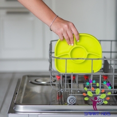 Bộ khay ăn kèm thìa silicone bbluv Yumi (FDA)