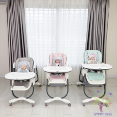 Ghế ăn cao Umoo U-04 UM-05101 có bánh 3 nấc ngả 7 nấc cao hàng chính hãng