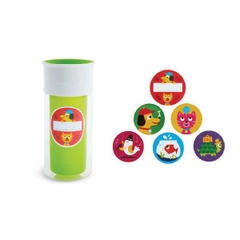 CỐC 360 ĐỘ CHỐNG ĐỔ GIỮ NHIỆT KÈM STICKER MUNCHKIN (266ML)