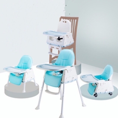 Ghế ăn dặm Umoo 3 chức năng - có đệm + bánh xe UM-05146