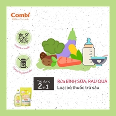 Dung dịch rửa bình sữa và rau củ quả từ dầu cọ Combi