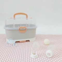 Giá úp bình sữa Holla cao cấp có nắp đậy vệ sinh cho bé HL-1589