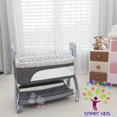 Nôi cũi vải Umoo Gấu UM-08111