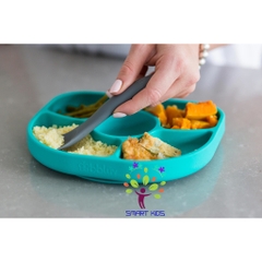Bộ khay ăn kèm thìa silicone bbluv Yumi (FDA)