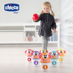 Bộ đồ chơi Bowling khỉ con Chicco 18M+ (Bộ 6 chiếc)