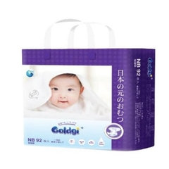 Bỉm dán/quần Goldgi+ Nhật 2020 Size Nb92/S84/M66/M60/L56/L48/XL46/XL44/XXL34