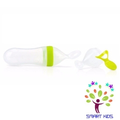 Bình thìa ăn bột Silicone Nuby 2 bước hoàn toàn mới dung tích 90ml