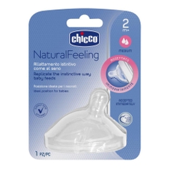 810231 Núm ty nghiêng Pisa Natural Feeling chảy trung bình Chicco 2M+