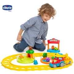 Đồ chơi xếp hình luyện ngôn ngữ Đoàn tàu muông thú Chicco