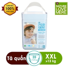 Tã/ Bỉm quần Nature Love Mere Super Slim L30/XL24/XXL20