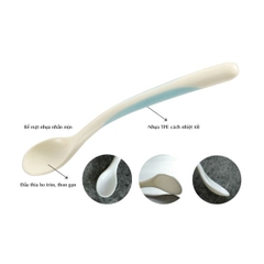 Bộ 2 Thìa Mềm Muỗng Mềm Muỗng Nhựa Có Hộp Richell