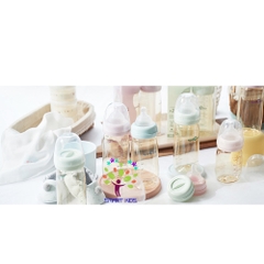 BÌNH SỮA PPSU CỔ RỘNG SPECTRA 160ML (CÓ NÚM TI SIZE S)