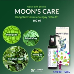 Dung Dịch Vệ Sinh Phụ Nữ Moon's Care  Kháng Khuẩn, Giảm Nấm, An Toàn Cho Da Nhạy Cảm 100ml
