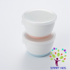 Bộ Chén ăn Dặm T.l.i Richell (kèm Nắp Và Muỗng)