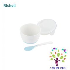 Bộ Chén ăn Dặm T.l.i Richell (kèm Nắp Và Muỗng)