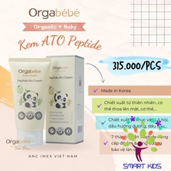 Kem dưỡng ẩm cho bé Peptide Ato Cream ORGABÉBÉ Hàn Quốc 150ml