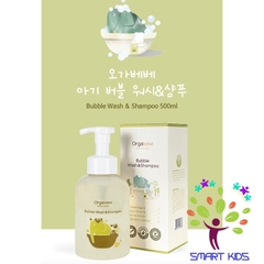 Dung dịch tắm gội Orgabébé 500ml giúp làm sạch tóc và cơ thể bé