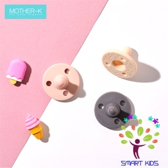 TI GIẢ SILICONE MOTHER-K ĐẦU TRÒN NGUYÊN KHỐI DÀNH CHO BÉ 0-18M