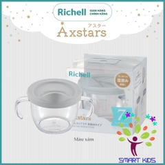 Cốc tập uống trực tiếp AXSTARS Richell Nhật Bản chống sặc cho bé từ 7 tháng