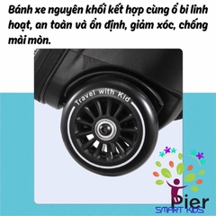 Vali xe đẩy trẻ em Pier Pi-0229 Bảo hành chính hãng 2 năm