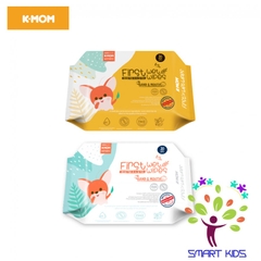 KHĂN ƯỚT LAU MIỆNG VÀ TAY CAO CẤP K-MOM HÀN QUỐC VÂN NỔI 20 tờ