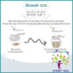 BỘ CỐC TẬP UỐNG VÀ BÌNH ỐNG HÚT AXSTARS RICHELL