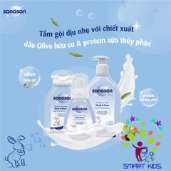 Sữa tắm gội Baby chiết xuất Olive hữu cơ Sanosan