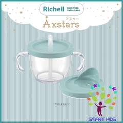 Bộ cốc tập uống 3 giai đoạn và nắp tập uống trực tiếp AXSTARS Richell Nhật Bản