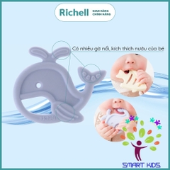 Gặm nướu silicone nguyên khối Richell Nhật Bản